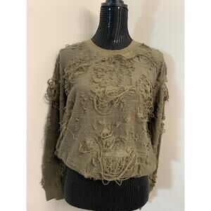 Sweet Romeo Sweater Green L Women's A34